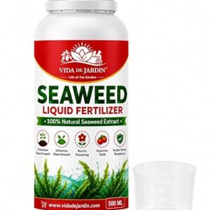 Seaweed Liquid Plant Food | Organic Fertilizer & Growth Enhancer | Supports Healthy Roots, Leaves, Flowers & Fruits