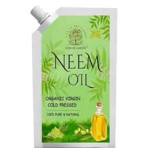 Organic Cold Pressed Neem Oil | Virgin, Pure and Natural | Natural Insecticide and Fertilizer for Garden, Balcony, Terrace & Indoor Plants