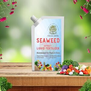 Seaweed Liquid Fertilizer for Plants | Organic Plant Growth Booster | Improves Root Development, Enhances Nutrient Uptake & Supports Healthy Growth | Suitable for Flowers