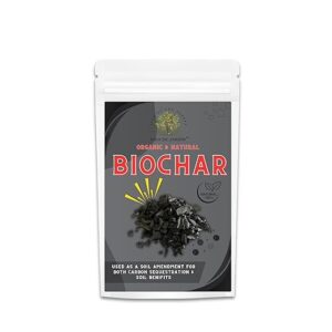 Biochar Organic Charcoal Amendment for Soil Enrichment and Plant Vitality | Sustainably Sourced Biochar for Improved Nutrient Retention and Microbial Activity