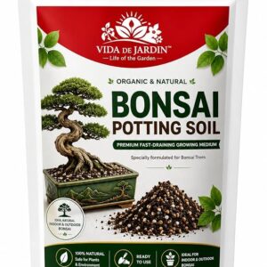 Bonsai Potting Soil Mix | Ready-to-Use Premium Soil for Bonsai Trees | Fast Draining Potting Mix with Cocopeat, Perlite & Organic Nutrients