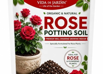 Rose Potting Soil Mix | Premium Ready-to-Use Potting Mix for Rose Plants | Well-Draining Soil with Cocopeat, Vermicompost & Organic Nutrients