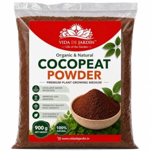 Organic Cocopeat Powder, Premium Plant Growing Medium Kerala's Coconut Husk Powder Coconut Coir Soil Conditioner for Potting