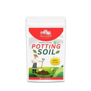 Potting Soil 5KG - 100% Natural, Organic Soil for Plants Home Garden, Super Fertile Potting Soil Mix for Plants, High Water Retention, Anti-Fungal Garden Soil for Plants, Potting Mix