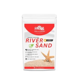 Amazon Natural River Sand | Aquarium Sand Substrate | Pure Organic Plants Soil Mix Additive Adenium Cactus Succulent Bonsai | Use in Havan Pujan | Home Decor