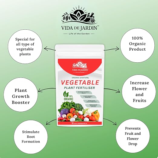 Organic Vegetable Plant Fertilizer | Natural Fertilizer for Kitchen Garden & Terrace Gardening | Suitable for All Vegetable Plants | Enhances Growth, Flowering & Fruiting - Image 5
