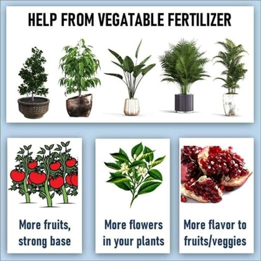 Organic Vegetable Plant Fertilizer | Natural Fertilizer for Kitchen Garden & Terrace Gardening | Suitable for All Vegetable Plants | Enhances Growth, Flowering & Fruiting - Image 2