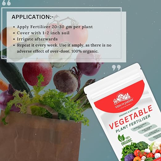 Organic Vegetable Plant Fertilizer | Natural Fertilizer for Kitchen Garden & Terrace Gardening | Suitable for All Vegetable Plants | Enhances Growth, Flowering & Fruiting - Image 4
