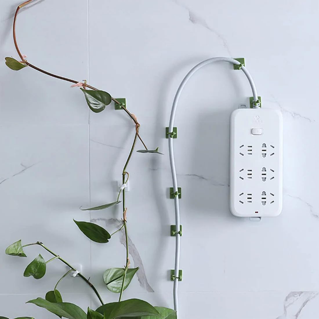 Plant Climbing Wall Clips, Self Adhesive Support for Money Plant, Creepers and Climbers | Plant Clips for Climbers Plant Wall Clips Plant Support - Image 3
