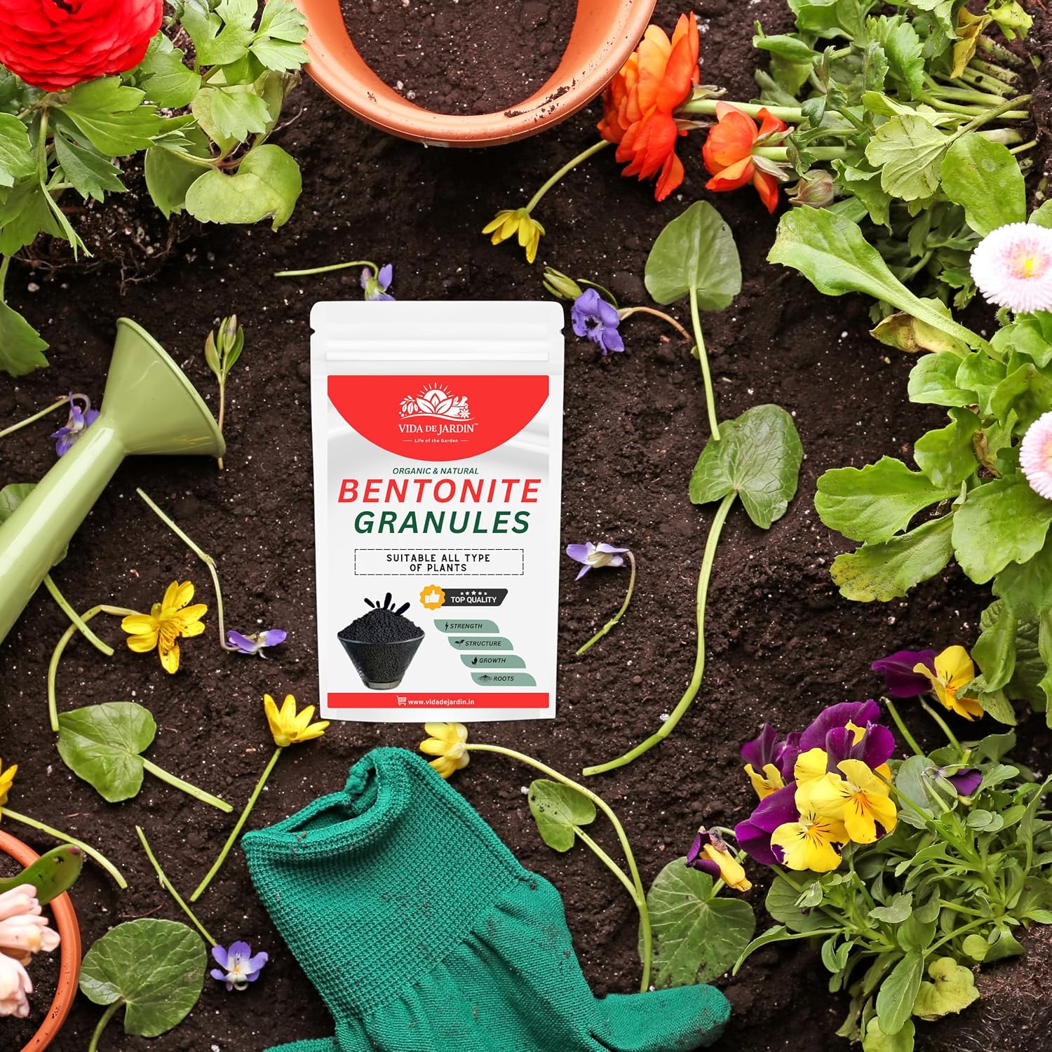 Organic and Natural Bentonite Granules, Suitable for All Type of Plants - Image 6